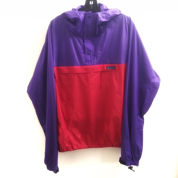 Patagonia Other - PATAGONIA Windbreaker Half Red/Purple